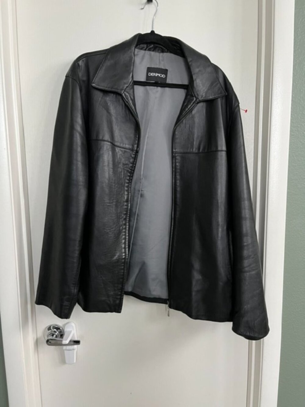 Derimod Leather Jacket XL - Picture 3 of 7